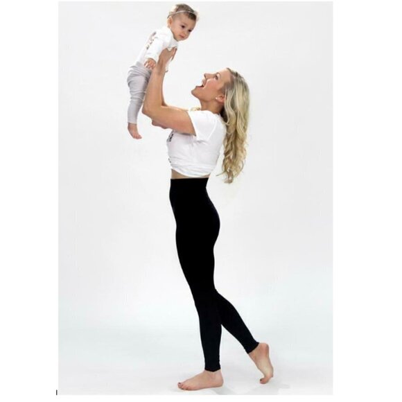 BLANQI Maternity Seamless Black Leggings Medium - Picture 7 of 10